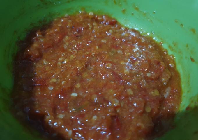 Sambal pecel lele