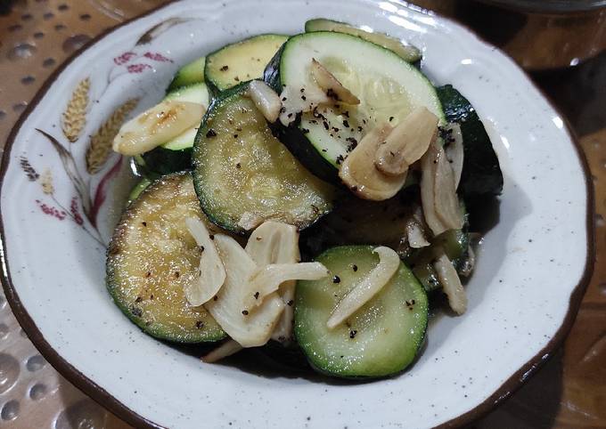 Zucchini Tumis Bawang Putih