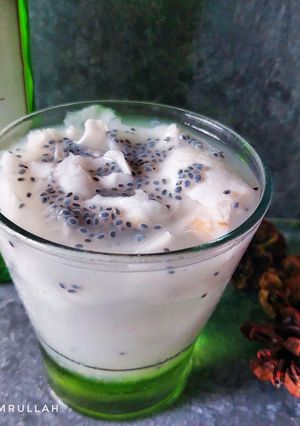 Foto resep Es Kelapa Syrup Melon