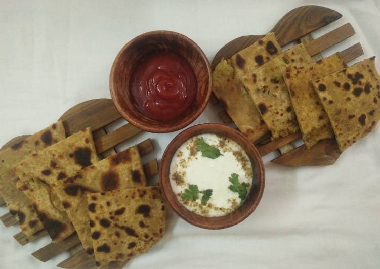 Recipe: Appetizing Aloo Paneer Paratha