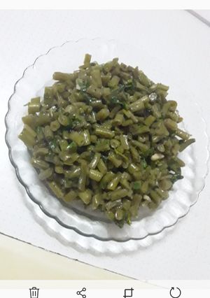 صورة لوصفة مفركة بفاصولية 2😊