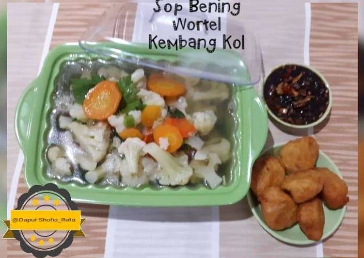 Sop Bening Wortel & Kembang kol