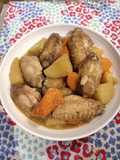 Wings with Potato and Carrot