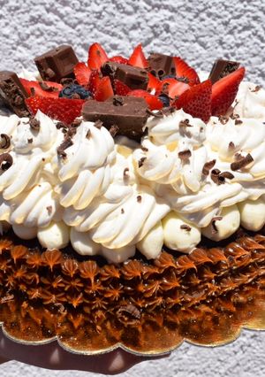 Una foto de Torta brownie