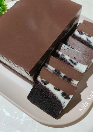 Foto resep Oreo Brownies Puding