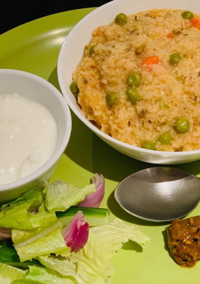 A picture of Daliya khichdi.