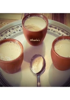 A picture of Bengali: Nolen Gurer Mishti Doi/Date-Palm Jaggery Sweet Yoghurt.
