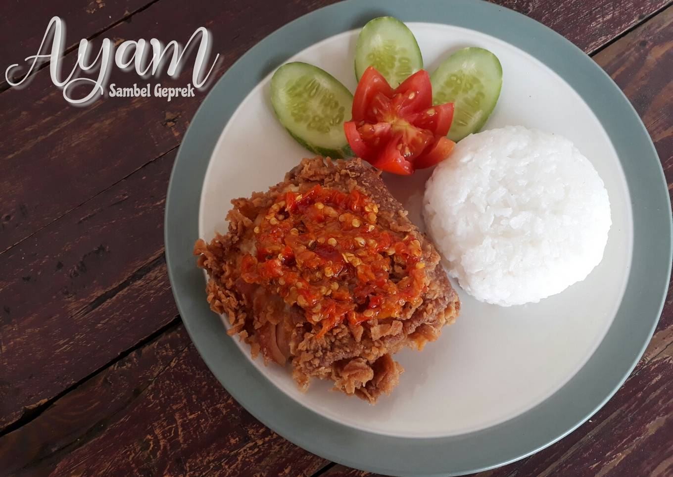 Resep Ayam sambel geprek Anti Gagal
