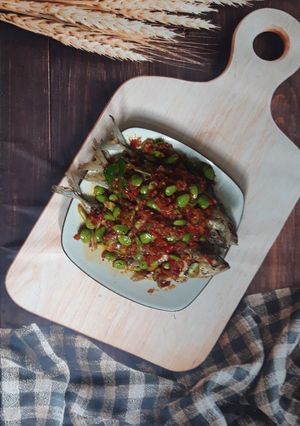 Foto resep Ikan kembung sambal petai