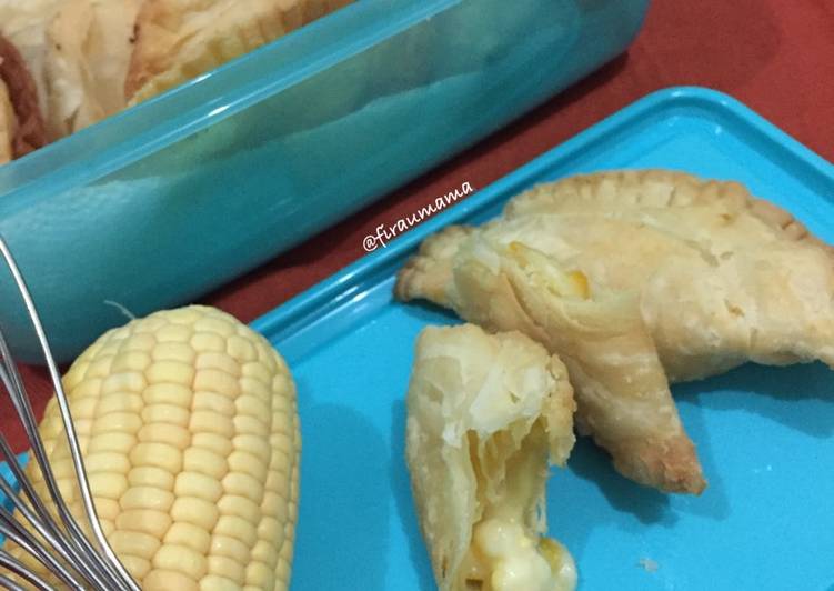 Resep Crispy puff with sweet corn vla (with pict step by step) Anti Gagal