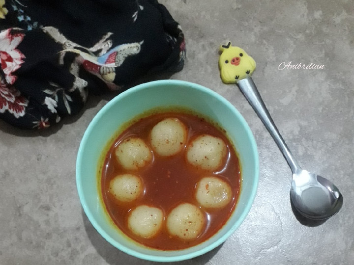 Langkah Mudah untuk Membuat Cilok kuah tom yum yang Menggugah Selera