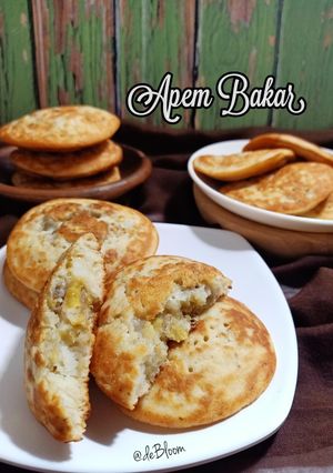 Foto resep 1006. Apem Bakar Walik Isi Pisang