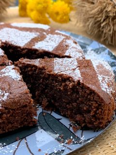 Une photo de Amandier au chocolat sans gluten et sans lactose
