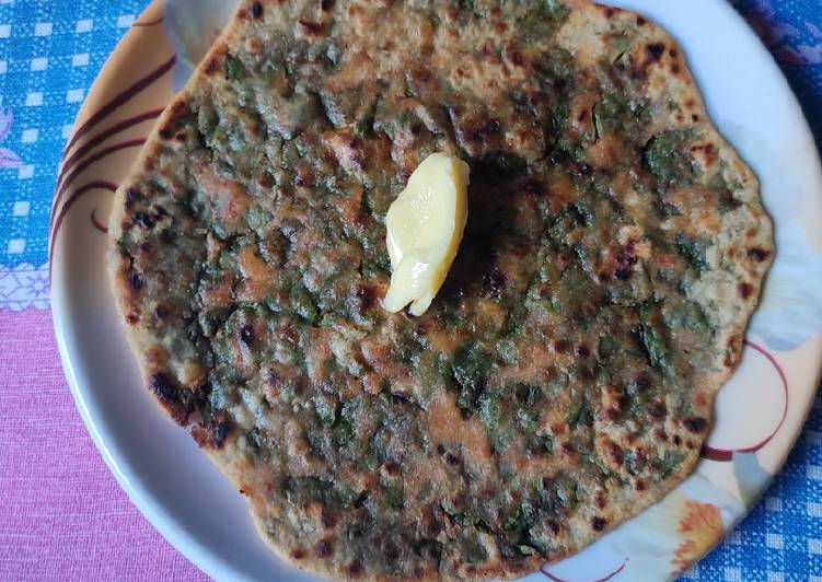 Palak parantha