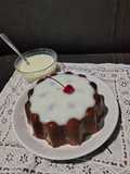 Silky puding coklat vla susu