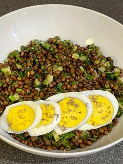 عکسی از دستور سالاد عدس