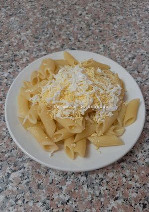Une photo de Pâtes aux oeufs durs