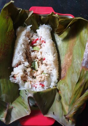 Foto resep Nasi bakar ayam