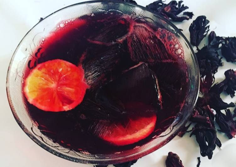 Recipe of Super Quick Homemade Sorrel (Zobo) drink.