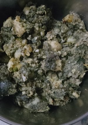 बथुए की भुर्जी (bathuye ki bhurji recipe in Hindi) रेसिपी मुख्य फोटो