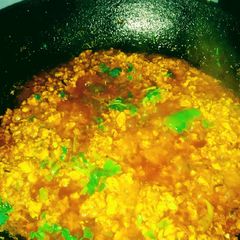 A picture of Chicken qeema fry.