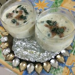A picture of Gulkand kheer.
