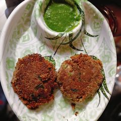 A picture of Kaala chana kabab.