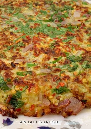 A picture of Masala Omelette.