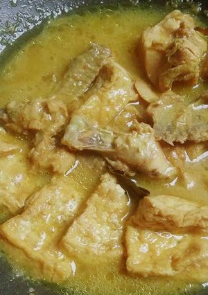 Foto resep Opor ayam tahu