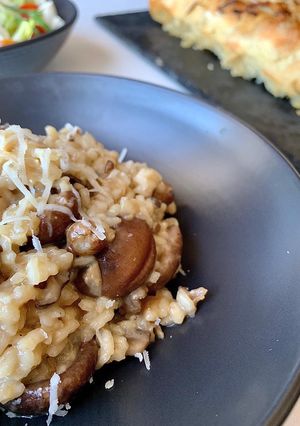 Una foto de 🍄Risotto de setas🍄