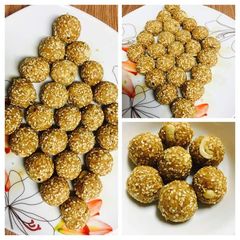Sesame Seeds (Til) Laddoo (Makarsankranti Special) A picture of Sesame Seeds (Til) Laddoo (Makarsankranti Special).