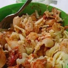 A picture of Tuna pasta.