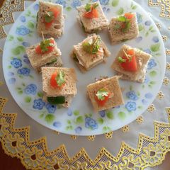 A picture of Sandwich bites.