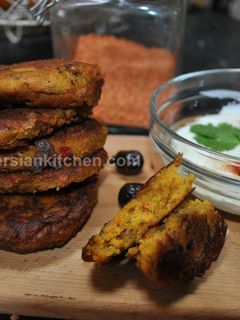 عکسی از دستور طرز تهیه کتلت عدس خووووشمزه