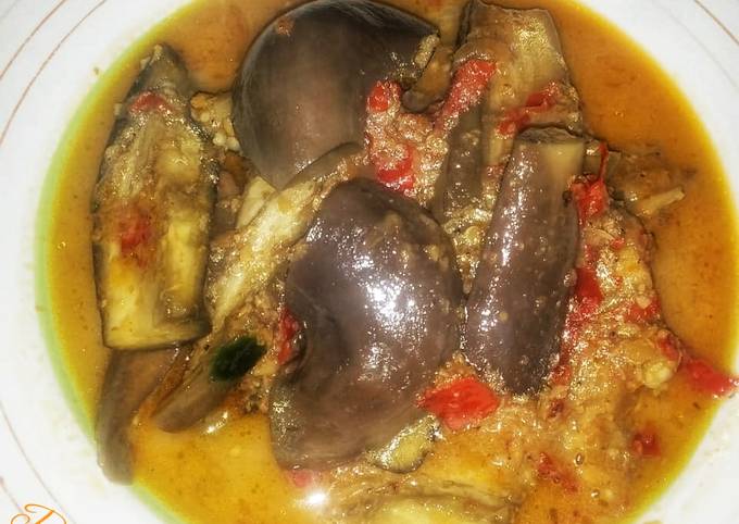 Yuk intip, Resep membuat Pecak Terong Kuah Santan  sedap