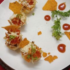 A picture of Nacho potato basket.