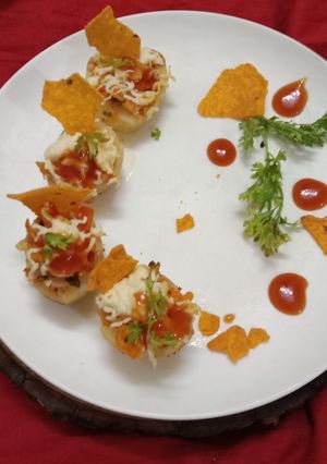A picture of Nacho potato basket.