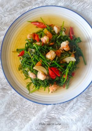 Foto resep 134. Oseng Pakis Udang