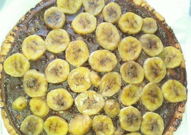 Pie susu chocolate pisang ala anak inaq bapak