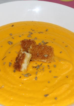 Una foto de Crema de Zanahoria