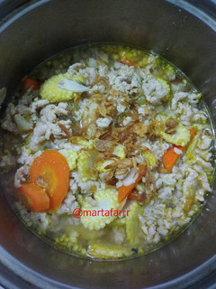 Foto resep Daging ayam giling tumis kuah