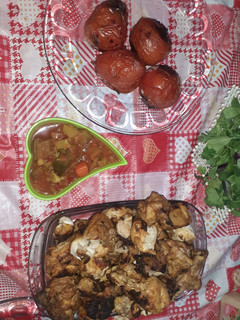 عکسی از دستور جوجه کباب سیر و زنجبیل