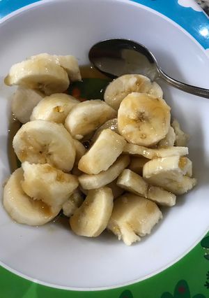 Una foto de Plátano con miel de palma