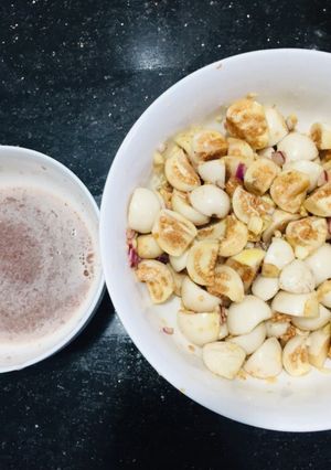 Hình của món Cà muối xổi chấm mắm tôm.