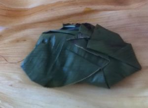 Una foto de Tamal de huitlacoche en hoja de plátano correa