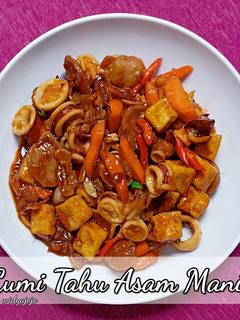 Foto resep Cumi Tahu Asam Manis