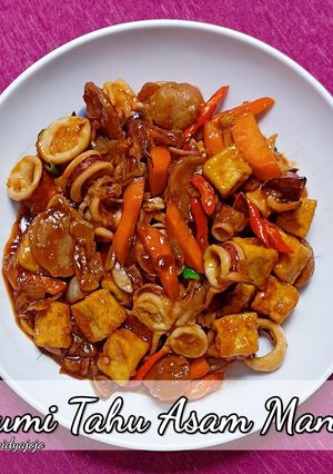 Foto resep Cumi Tahu Asam Manis