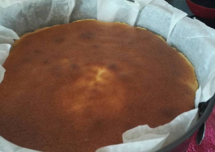 Tarta de queso japonesa sin gluten