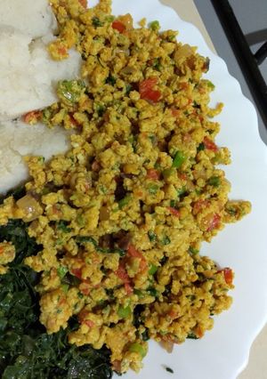 A picture of Scrambled eggs.