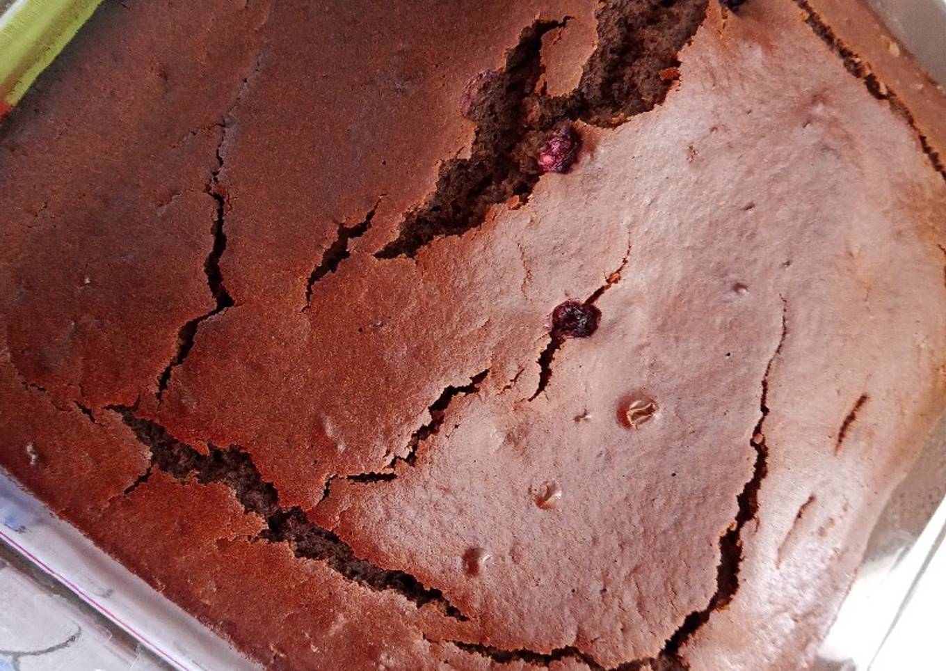 Bizcocho de cocoa y frutos rojos 🍰🍓🍒